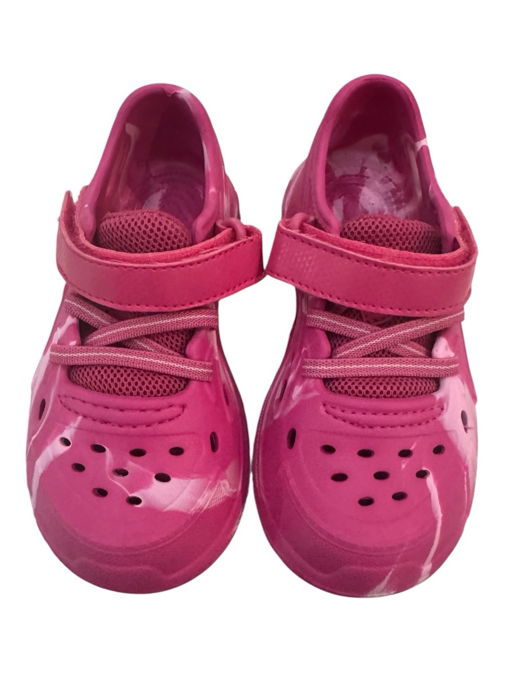 Stride Rite 360 x RuffleButts Wave Water Sandals Pink Tie Dye Size 9